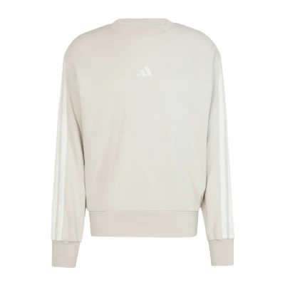 Afbeelding van adidas Sportswear Essential Three Stripes French Terry Sweater Alumina white, Heren, Maat: Small, white