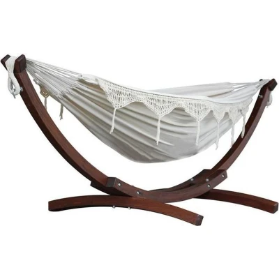 Afbeelding van Vivere Double Cotton Hangmat met Standaard