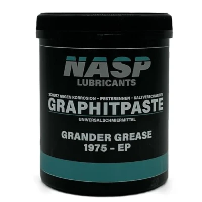 Afbeelding van NASP® Grander Grease 1975 EP grafietpasta, roestvrije montagepasta, gemaakt in Duitsland, doos van 1 kg