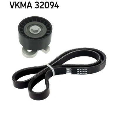 Afbeelding van SKF Poly V riemen kit VKMA 32094