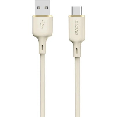 Afbeelding van Dudao L7SC USB A C kabel 5A 1m beige