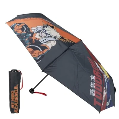 Afbeelding van Opvouwbare Paraplu My Hero Academia Zwart 53 cm