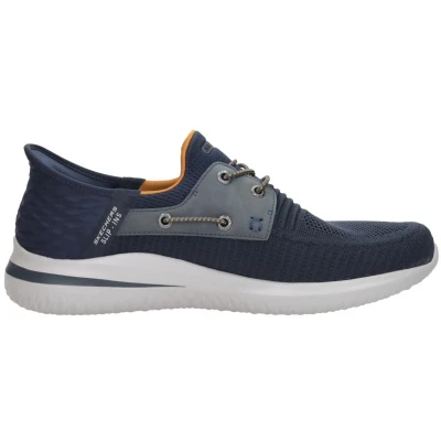 Afbeelding van Skechers Sneakers laag, Heren, Maat: 48.5, Azul marino Textiel