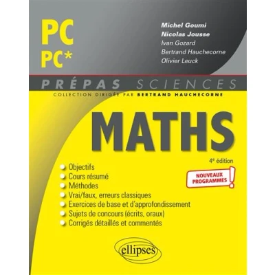 Image de Mathématiques PC/PC* Programme 2022