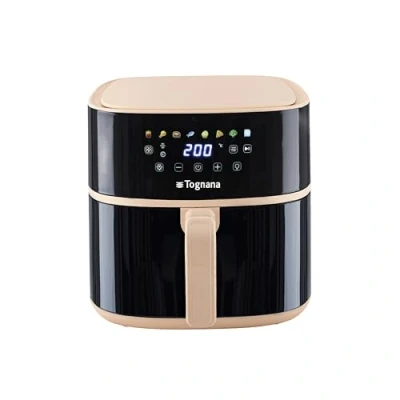 Afbeelding van Tognana Porcellane D2DFA05IRCH Friggitrice Singolo 8 L Indipendente 2000 W ad aria calda Nero, Champagne