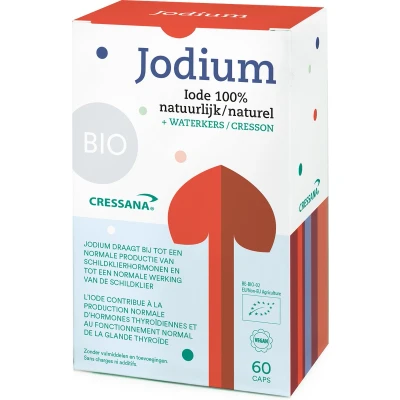 Afbeelding van Cressana Jodium 150 mcg kelpextract BIO 60 vegan capsules