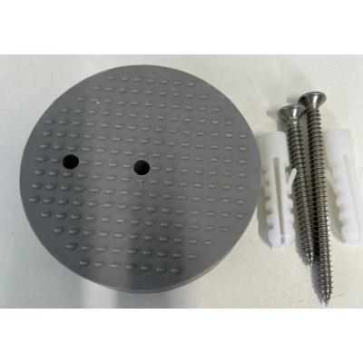 Afbeelding van Onderlegplaat grijs rubb.12mm v.deurbuffer paddenstoel 85mm
