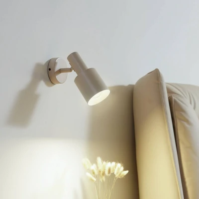 Afbeelding van Lindby wandspot Ovelia, beige, ijzer, E27