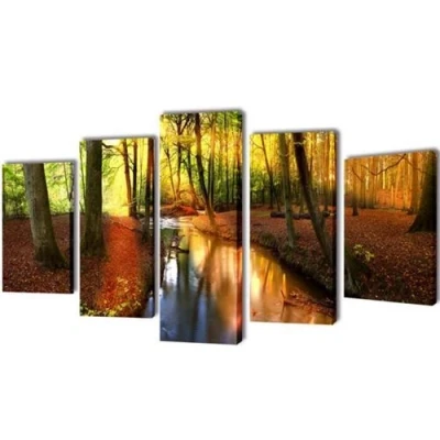 Afbeelding van Canvasdoeken Bos 200 x 100 cm