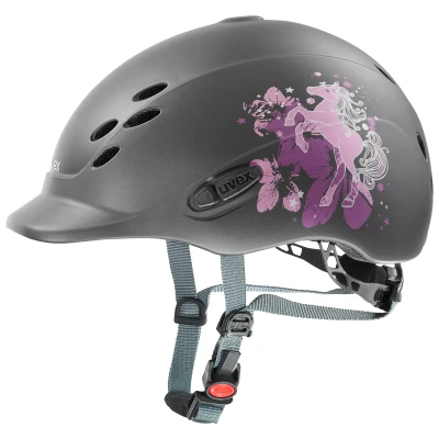 Image de Uvex Bombe Onyxx Pony Mat Anthracite 49 54cm