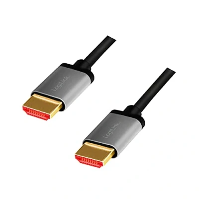 Afbeelding van CHA0105 2 m HDMI Type A (Standard) 3D 48 Gbit/s Black Grey