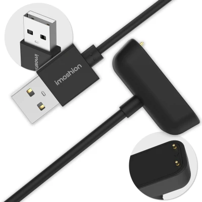 Afbeelding van iMoshion USB A oplaadkabel voor de Fitbit Charge 6 / 5 Luxe 0,5 meter