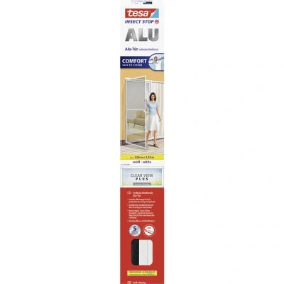 Afbeelding van tesa ALU COMFORT Vliegenhor voor deur (b x h) 1000 mm 2200 Wit 1 stuk(s)