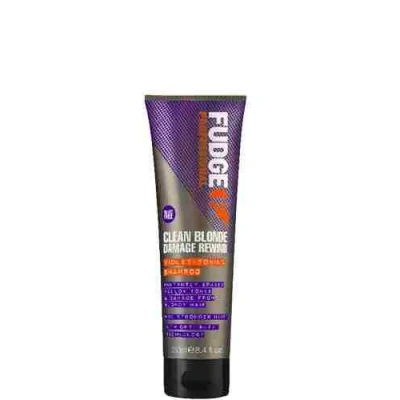 Afbeelding van Fudge Clean Blonde Damage Rewind Violet Toning Zilver Shampoo 250ml