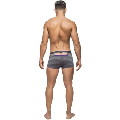 Afbeelding van Male Power Heather Haze Cutout Short grey M