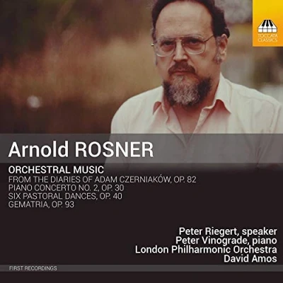 Afbeelding van Peter Riegert, Vinograde, London Philharmonic Orchestra, David Amos Rosner: Orchestral Music (CD)