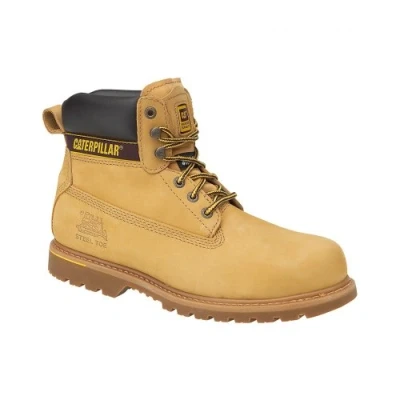 Afbeelding van Cat Footwear Holton Sb E Fo Hro Src werkschoenen voor heren, Honey Reset