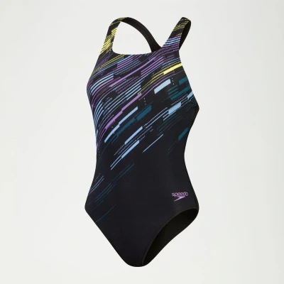 Afbeelding van SPEEDO Zwemkledij ECO+M DIG PRINT MEDALIST BLA/PUR