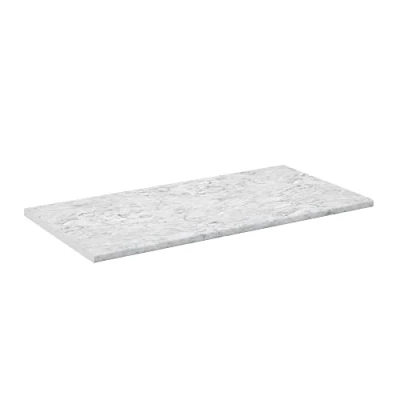Afbeelding van Vicco Keukenwerkblad &quot;R Line&quot;, wit marmer, 120 cm