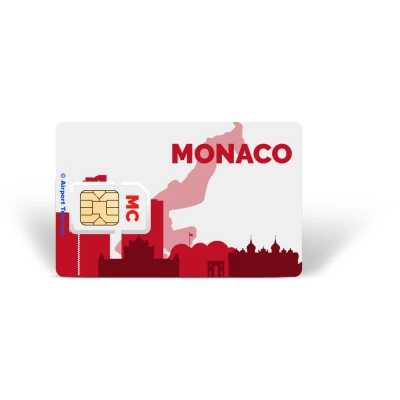 Afbeelding van Simkaart Monaco 12GB Data + Onbeperkt Bellen Binnen Europa Prepaid Met Snel 4G/5G Internet En Op Reis In Airport Telecom