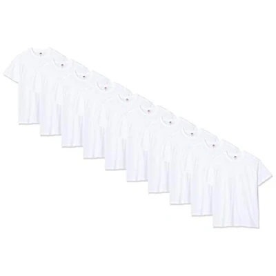 Afbeelding van Fruit of the Loom Heavy Cotton 10 pack T shirt voor heren (set van 10)