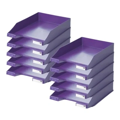 Afbeelding van Han Ha 1027 X 57 Brievenbak A4 Standaard Plastic Trend Colour Lila