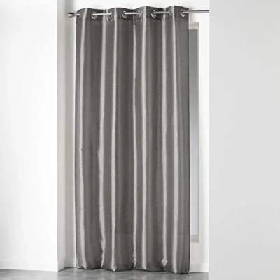 Image de douceur d&#039;intérieur, Rideau à Oeillets (140 x 240 cm) Shana Perle, Shantung