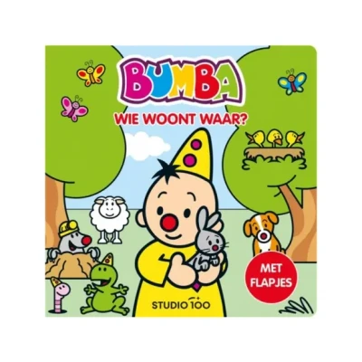 Afbeelding van Bumba : kartonboek met flapjes Wie woont waar?