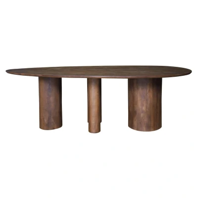 Afbeelding van Home67 Eettafel Amir 240 x 120 cm Mangohout