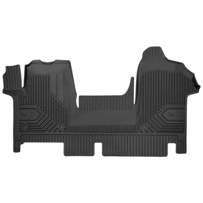 Afbeelding van M MOTOS Rubberen vloermatten voor Renault Master III 2010 2019 Verbeter je reiscomfort met de zwarte antislip mat Auto nr. 77 automat alle weersomstandigheden, bescherming tegen vuil