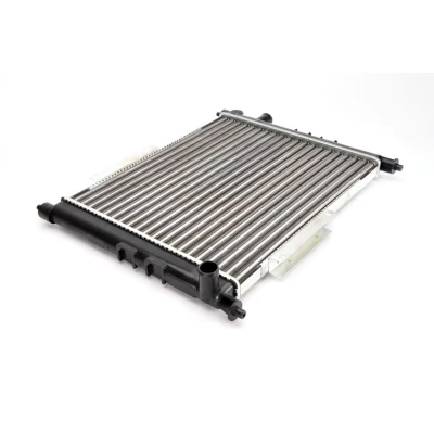 Afbeelding van THERMOTEC D7K001TT Radiateur voor voertuigen zonder airco 378 432 23 Handgeschakeld Koelribben mechanisch gelast