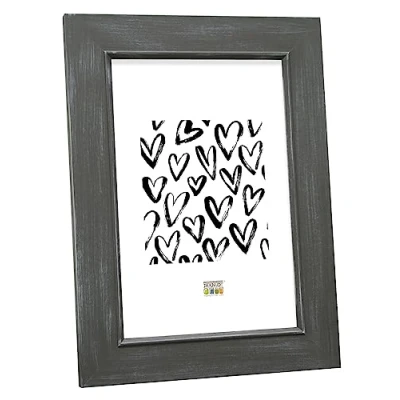 Afbeelding van Deknudt Frames fotolijst S48SS7 grijs geschilderd foto: 50x70 cm
