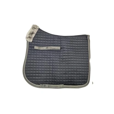 Afbeelding van Bucas Zadeldekje Show Line Dressuur Navy/Grijs Full