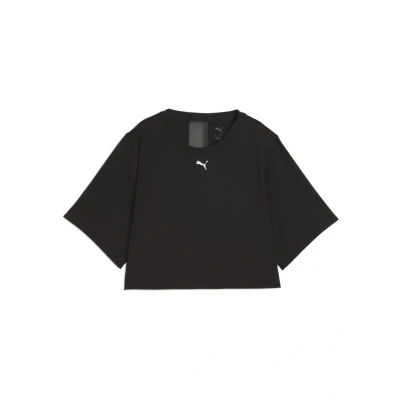 Afbeelding van CLOUDSPUN Mesh T shirt voor Dames, Zwart, Maat L PUMA