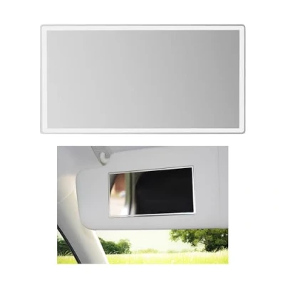 Afbeelding van 1 x make upspiegel voor autozonneklep, auto accessoire, kleine spiegel, interieur, upspiegel, zelfklevende autorugleuning