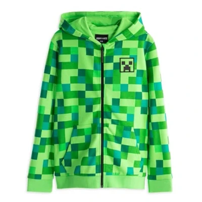 Afbeelding van Minecraft Creeper Boy&#039;s Hoodie, Groen