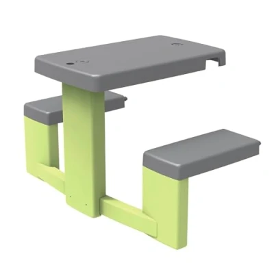 Afbeelding van Smoby Life Picknicktafelaccessoires voor kinderen met banken, geschikt Neo Jura Lodge en andere speelhuizen, uv bestendig van gerecycled kunststof, vanaf 2 jaar
