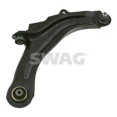 Afbeelding van SWAG 60 92 4084 Draagarm Met lager Vooras rechts, Onder Driehoeksdraagarm Plaatstaal 18 RENAULT: GRAND SCENIC 2, MEGANE 2 Kombi