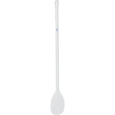 Afbeelding van Vikan Speciale Gereedschappen Witte Roerspatel Met Lange Steel Van Polypropyleen 1200mmxø 31mm Spatelblad Zonder Gaten 160x270mm