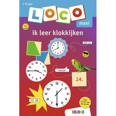 Afbeelding van Uitgeverij zwijsen loco maxi ik leer klokkijken