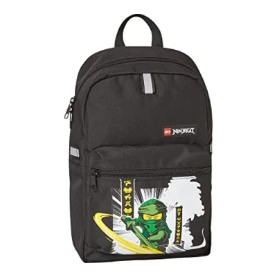 Afbeelding van LEGO® kleuterschoolrugzak voor jongens LEGO®, Ninjago Green 2023 M line lichte rugzak reflectoren aan alle kanten, Lego, Ninjago, groen, Groen