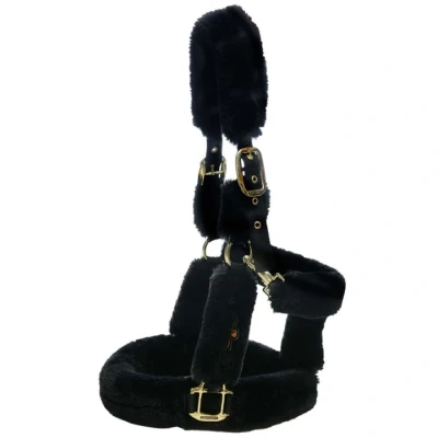Afbeelding van Kentucky Halster Sheepskin Black Full