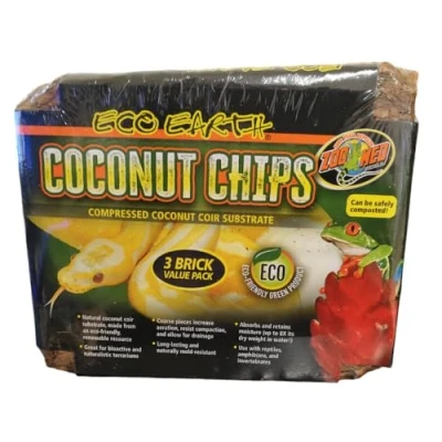 Afbeelding van Zoo Med Eco Earth Coconut Chips Kokosnootsubstraat 3 x 500gr