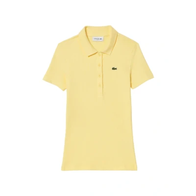 Afbeelding van Lacoste Poloshirt Jaune pastel107, Dames, Maat: 42, pastel 107