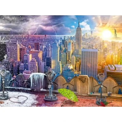 Afbeelding van Ravensburger Die Jahreszeiten in New York 1500 Teile.