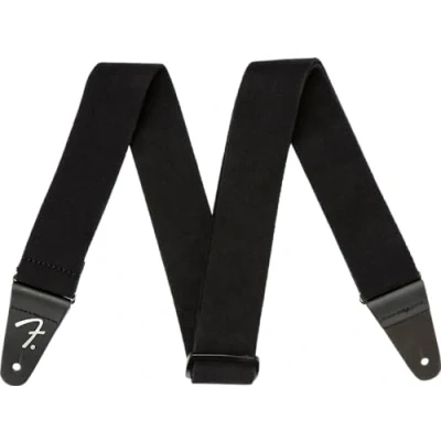 Afbeelding van Fender® »SUPERSOFT STRAP&quot; Flexibele riem van polyester voor gitaar breedte 5 cm kleur: zwart