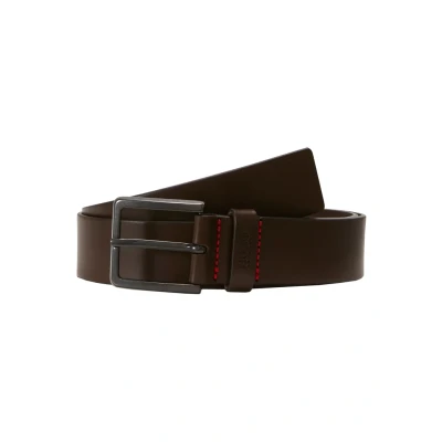 Afbeelding van HUGO Gionio Riem, Heren, Maat: 120, Dark brown