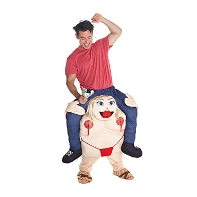 Afbeelding van Morph kostuum voor Carnaval, Halloween, op de schouders, heren, MCPBFS, paaldanser, één maat