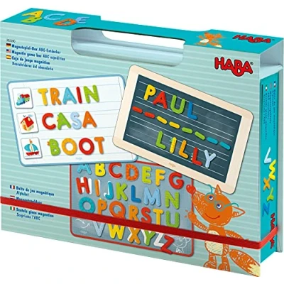 Afbeelding van HABA Magnetspiel BOX ABC Entdecker Puzzel voor kinderen, Maat: One Size, Multi coloured