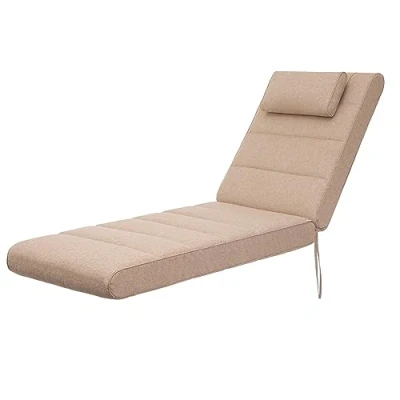 Afbeelding van HOBBYGARDEN Outdoor/Indoor zitkussen voor tuinmeubelen of ligstoel, 204 x 60 10 cm, beige